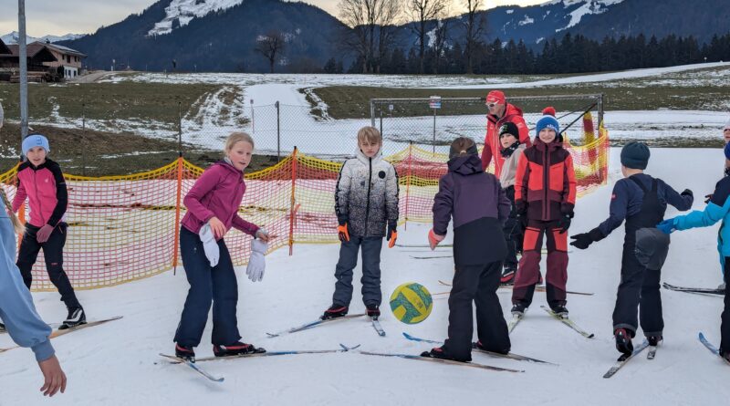 Langlaufen der Klasse 4b