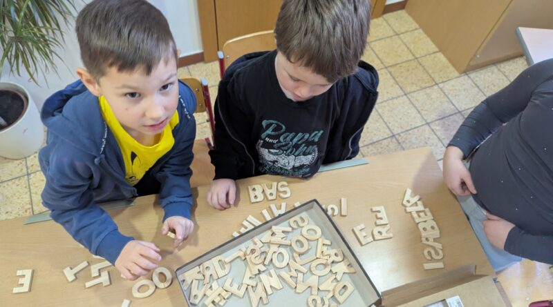 Buchstabenerarbeitung in der 1b