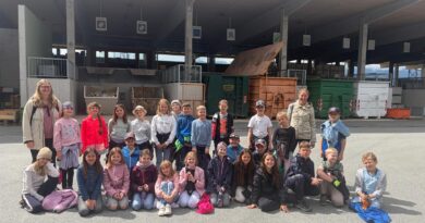 Ausflug zum Wertstoff-Sammelzentrum